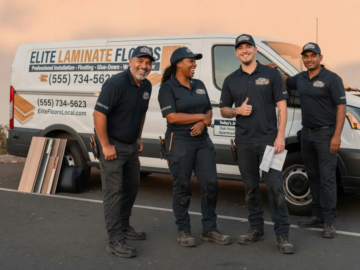 Laminate flooring installation company in Hydro, OK